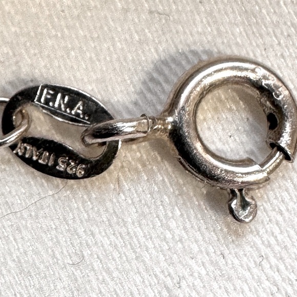 ✨Vintage Italian FNA .925 Sterling Silver Chain Necklace / Bracelet or Anklet✨ - Picture 8 of 16